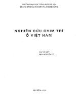 Nghiên cứu chim Trĩ ở Việt Nam