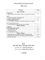 SKKN rèn đọc hiểu cho học sinh lớp 4