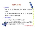 Nghiên cứu kỹ thuật phân tích gene s.o.d1 ở tế bào ối của bà mẹ mang thai nghi hội chứng down