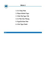 Minh họa các công cụ trong compare means