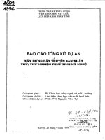 Xây dựng dây chuyền sản xuất thử, thử nghiệm thủy tinh mỹ nghệ