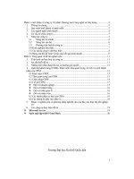 Báo cáo tổng hợp tại công ty cổ phần thương mại công nghệ và xây dựng