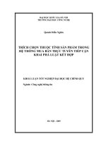 Tóm tắt reviews người dùng trong hệ thống bán hàng trực tuyến