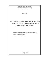Phân lớp quan điểm theo chủ đề dựa vào chuỗi con và cây con phụ thuộc trên miền tin tức tài chính