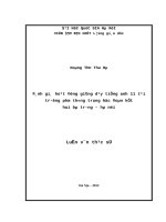 đánh giá hoạt động giảng dạy tiếng anh 11 tại ptth đoàn kết, hai bà trưng, hà nội