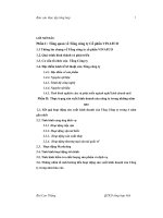 Báo cáo tổng hợp tại tổng công ty cổ phần VINAFCO