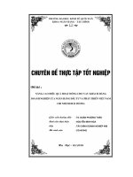 Nâng cao hiệu quả hoạt động cho vay khách hàng doanh nghiệp của ngân hàng đầu tư và phát triển chi nhánh hải dương