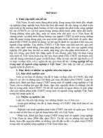 Công nghiệp hỗ trợ trong một số ngành công nghiệp ở Việt Nam (tóm tắt)