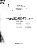 Nghiên cứu kỹ thuật sản xuất giống và nuôi Ngọc Trai Bào Ngư