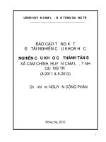 Nghiên cứu khảo cổ thành Tân, xã Cam Chính, huyện Cam Lộ, tỉnh Quảng Trị