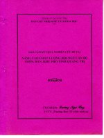 Nâng cao chất lượng đội ngũ cán bộ thôn, bản, khu phố tỉnh Quảng Trị