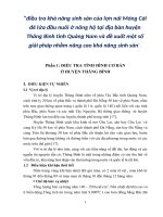 Điều tra khả năng sinh sản của lợn nái móng cái đẻ lứa đầu nuôi ở nông hộ tại địa bàn huyện thăng bình tỉnh quảng nam và đề xuất một số giải pháp nhằm nâng cao khả năng sinh sản