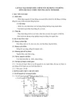 LẮP ĐẶT MẠCH ĐIỆN ĐIỀU CHỈNH TỐC ĐỘ ĐỘNG CƠ KHÔNG ĐỒNG BỘ XOAY CHIỀU MỘT PHA BẰNG THYRISOR
