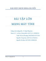 Bài tập lớn môn mạng máy tính