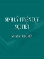 5. sinh lý tuyến tụy nội tiết (thầy kiên)