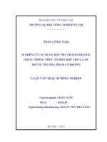 nghiên cứu sử dụng bột phụ phẩm ethanol (ddgs) trong thức ăn hỗn hợp cho gà đẻ trứng thương phẩm cp brown