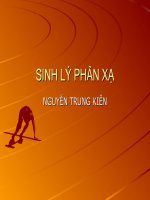 sinh lý phản xạ (thầy kiên)