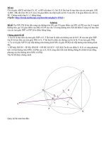 Bài tập về cực và đối cực