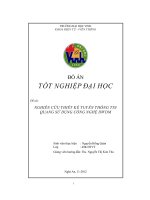 nghiên cứu thiết kế tuyến thông tin quang sử dụng công nghệ DWDM