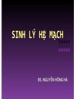 Sinh Lý Hệ Mạch