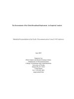 the determinants of the global broadband deployment - an empirical analysis - sangwonlee_fullpaper
