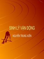  sinh lý vận động (thầy kiên