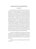 Đề án Giải pháp phát triển nền kinh tế thị trường định hướng XHCN ở Việt nam