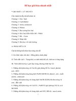 Để học giỏi hóa nhanh nhất