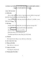 LẮP ĐẶT LẬP TRÌNH VẬN HÀNH MẠCH ĐIỆN KHỞI ĐỘNG ĐỘNG CƠ QUA CUỘN KHÁNG BẰNG PLC