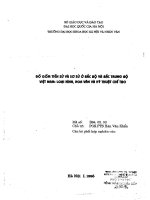 Đồ gốm tiền sử và cơ sở ở bắc bộ và bắc trung bộ Việt Nam Loại hình hoa văn và kỹ thuật chế tạo