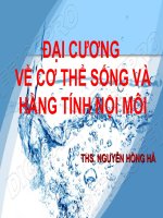 đại cương về cơ thể sống và hằng định nội môi-update2012