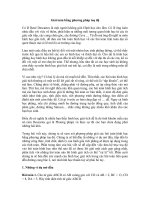 Giải toán bằng phương pháp tọa độ