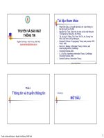 Truyền thông và bảo mật thông tin