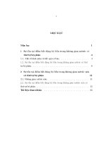 sự tồn tại điểm bất động bộ bốn trong không gian mêtric nón có thứ tự bộ phận