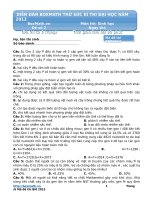 Đề thi thử môn Sinh Học số 2