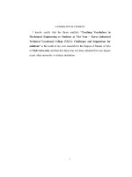 teaching vocabulary in mechanical engineering to students at viet nam  korea industrial technical vocational college challenges and suggestions for solutions