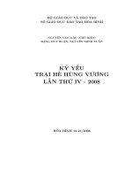 Kỷ yếu trại hè Hùng Vương 2008