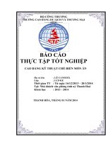 BÁO CÁO THỰC TẬP CHẾ BIẾN MÓN ĂN NGHIỆP VỤ BẾP nhà khách tỉnh uỷ