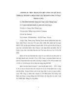 Tổ chức công tác kế toán tính giá thành và phân tích giá thành sản phẩm tại công ty may thăng long