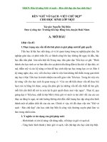 SKKN rèn kĩ năng giữ vở sạch – rèn chữ đẹp cho học sinh lớp 1