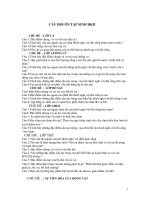 câu hỏi ôn tập sinh 7 hkii