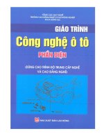 Giáo trình công nghệ ô tô phần điện
