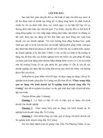 Thực trạng hiệu quả sử dụng vốn kinh doanh tại xí nghiệp kinh doanh xăng dầu tứ cường