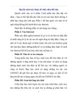 đồ án tốt nghiệp phương pháp vào mạng internet hiệu quả