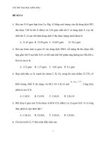 Đề số 12 thi thử đại học môn hóa
