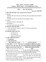 Giáo án bồi dưỡng tham khảo Công nghệ lớp 10