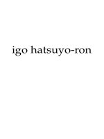 igo hatsuyoron  bài tập cờ vây