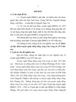 tóm tắt luận án tiến sĩ khảo sát đặc điểm truyện ngắn đồng bằng sông cửu long từ 1975 đến nay