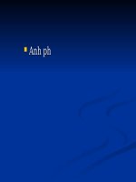 Giáo án bồi dưỡng tham khảo bảo quản và chế biến thực phẩm