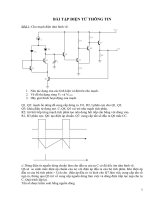 bài tập học phần môn điện tử thông tin